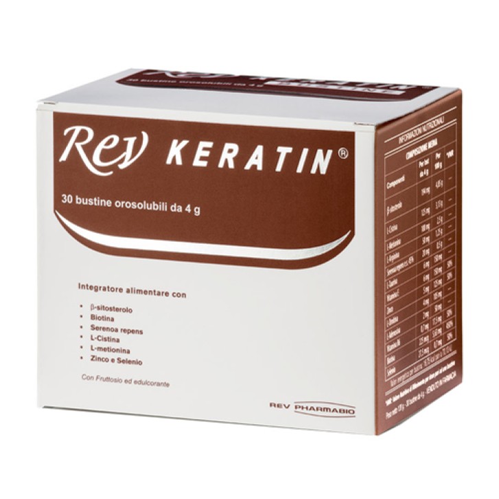 Rev Keratin integratore per capelli e unghie 30 bustine