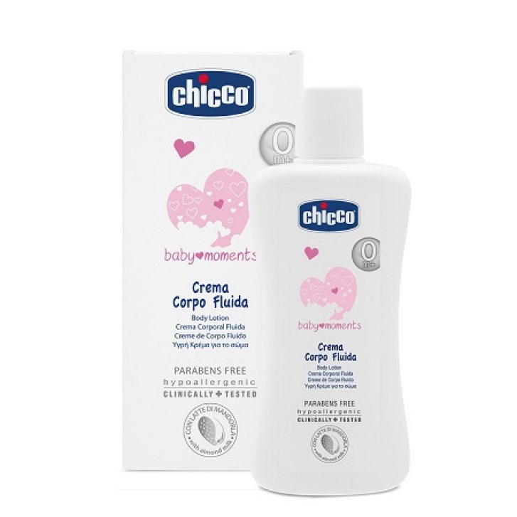 CHICCO Baby Moment CREMA CORPO FLUIDA 200 ml