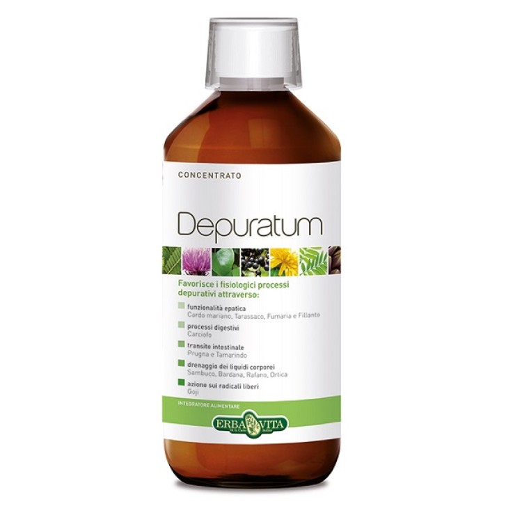 Erba Vita Depuratum Concentrato Integratore Depurativo 500 ml