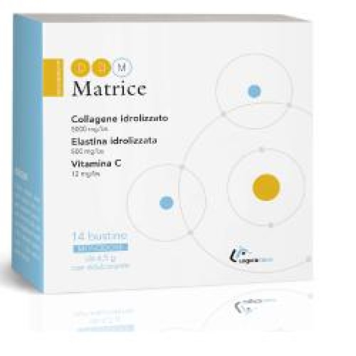 DDM Matrice integratore con collagene elastina e vitamina C 14 bustine