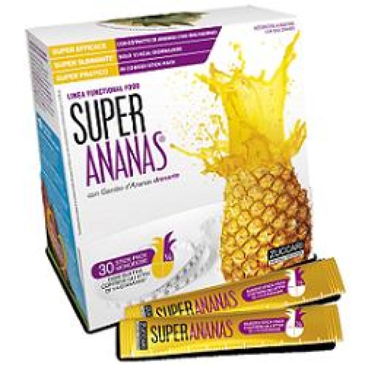 Zuccari Super Ananas Integratore Drenante 30 Stick-Pack