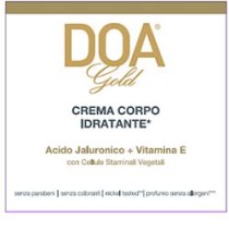 DOA Gold  Crema corpo idratante 200 ml