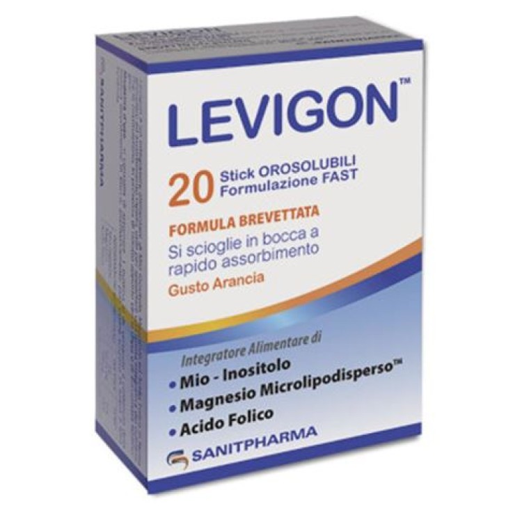 Levigon Integratore acido folico e magnesio 20 Bustine