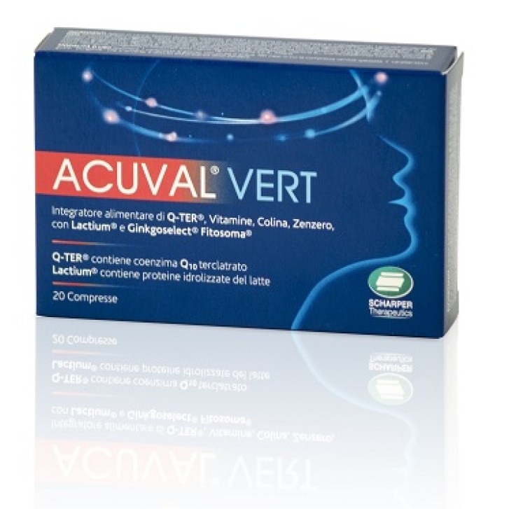 Acuval Vert Integratore Antiossidante 20 compresse