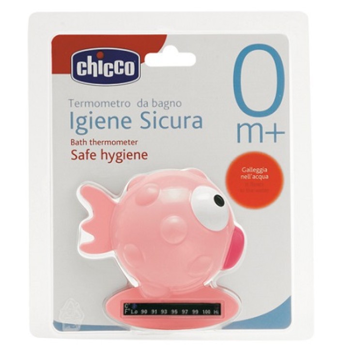 Chicco Termometro da bagno pesce rosa