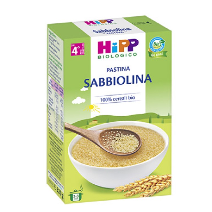 Hipp Biologico Pastina Sabbiolina vitamina B 320 g