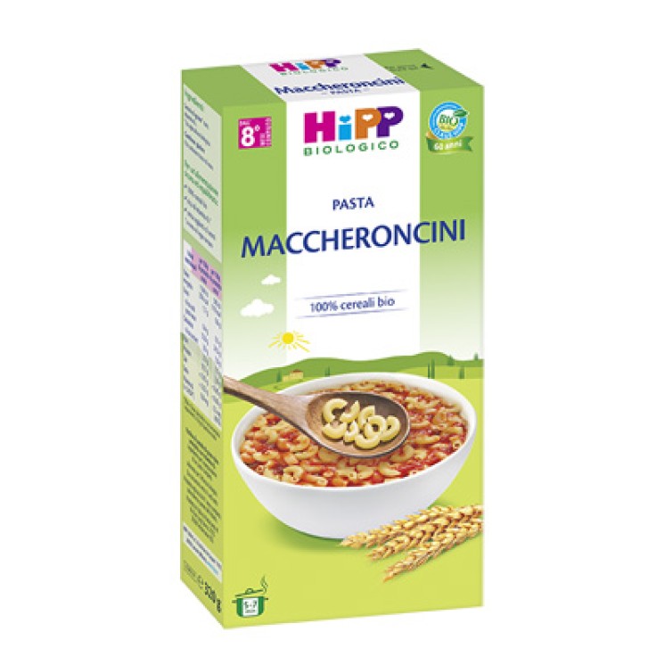 Hipp Biologico Pastina Maccheroncini vitamina B 320 g