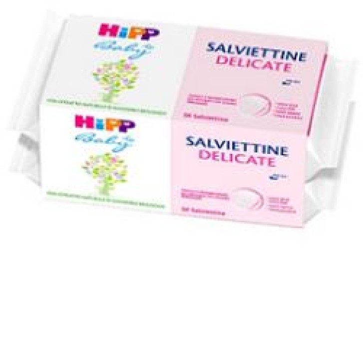 Hipp Baby Salviettine Delicate Bipack 2x56 Pezzi