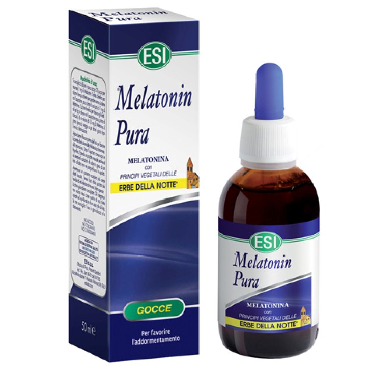 Esi Melatonin Pura Gocce Erbe della Notte Integratore melatonina per il Sonno 50 ml