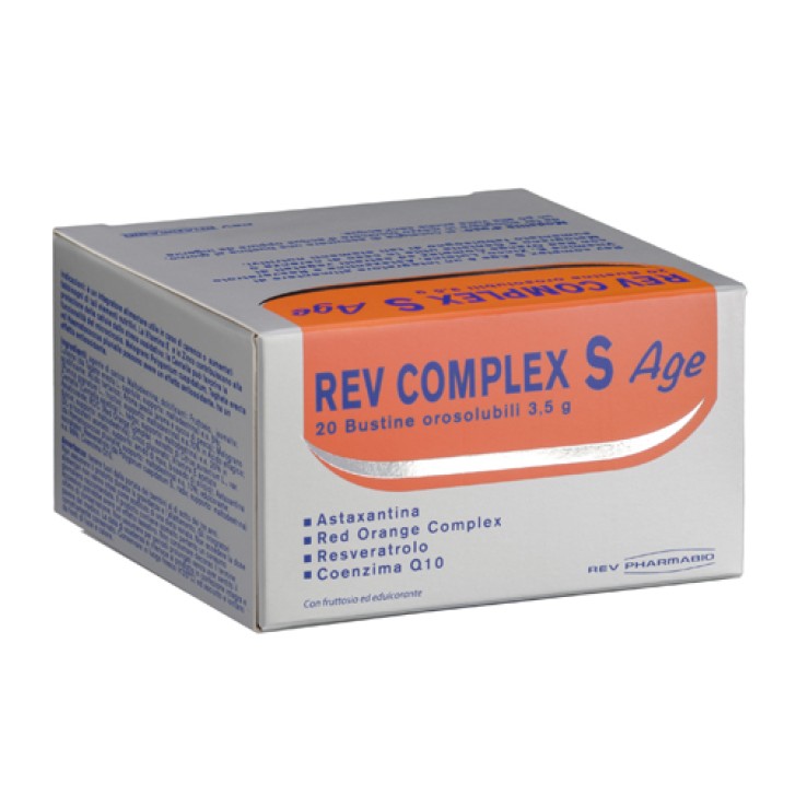 Rev Complex S Age integratore alimentare antiage 20 bustine orosolubili