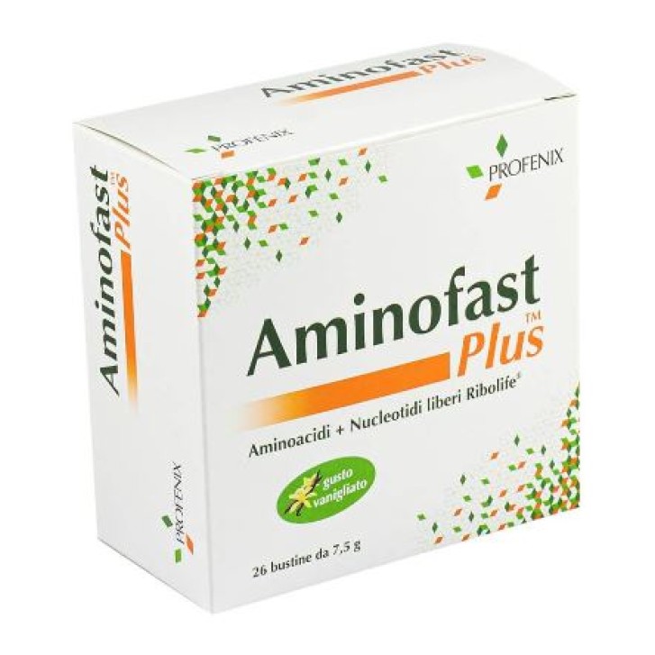 Aminofast Plus integratore a base di aminoacidi 26 bustine