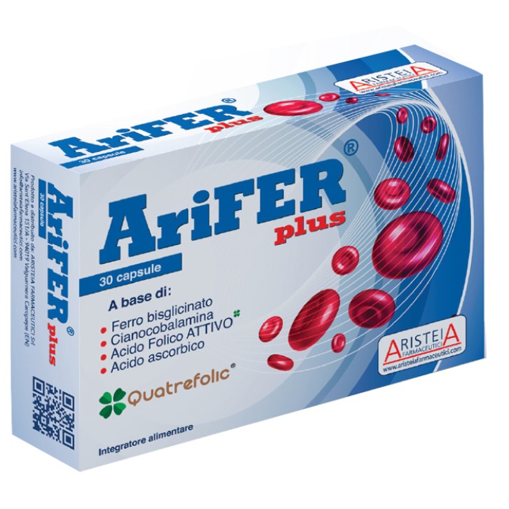 Arifer Plus integratore con vitamine e minerali 30 capsule