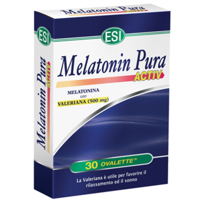 Esi Melatonin Pura Activ Integratore melatonina per il sonno 30 Ovalette