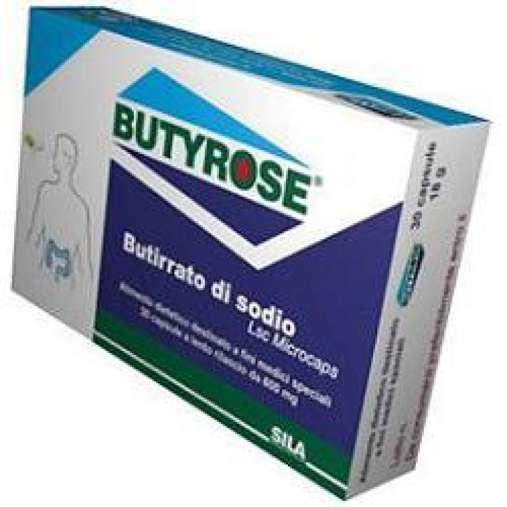 Sila Butyrose Integratore di butirrato di sodio per l'intestino 30 capsule