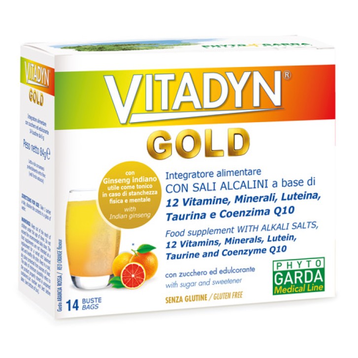 Phyto Garda Vitadyn Gold Integratore vitamine minerali 14 Bustine