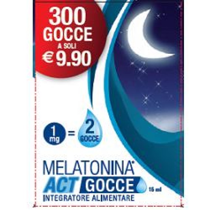 Melatonina ACT gocce integratore per il sonno 15 ml