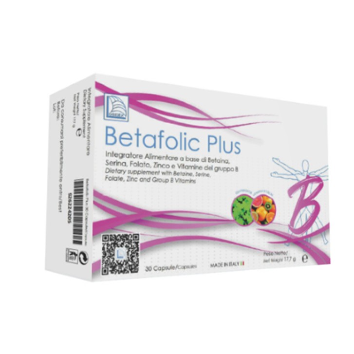 Betafolic Plus integratore per ridurre la stanchezza 30 Capsule