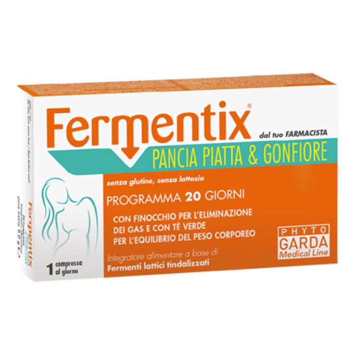 Phyto Garda Fermentix Pancia piatta e gonfiore 20 compresse