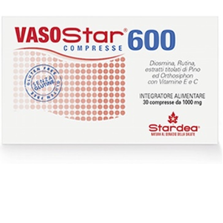 Vasostar 600 integratore per il regolare funzionamento dei vasi sanguigni 30 compresse