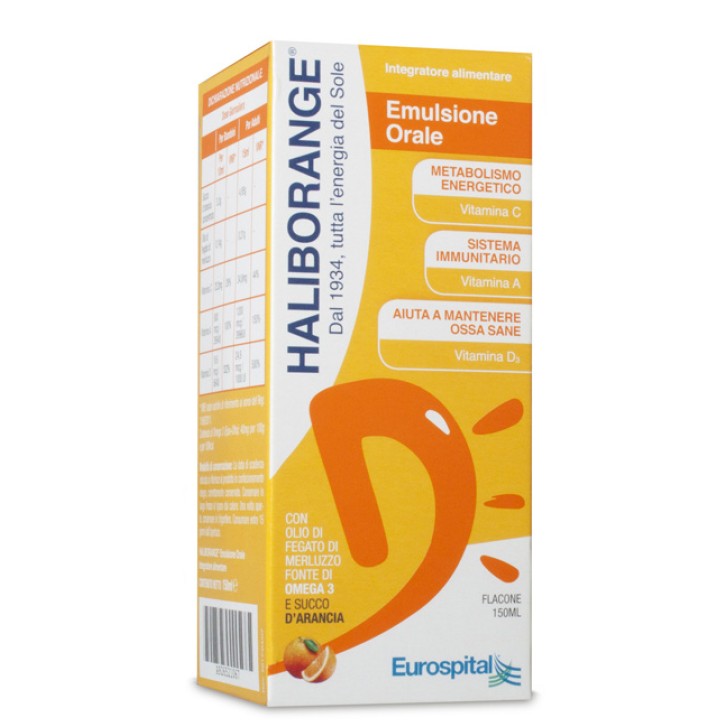 Haliborange integratore di vitamina D3 Emulsione Orale 150 ml