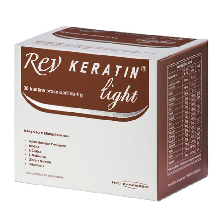 Rev Keratin light  integratore alimentare 30 bustine