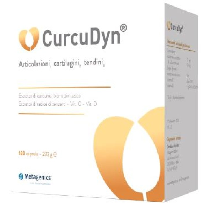 Curcudyn Integratore per tendini, cartilagini ed articolazioni 180 capsule