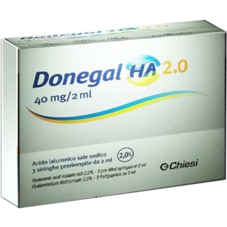 Donegal HA 2.0 Siringa con Acido Ialuronico 2 Ml -3 Pezzi