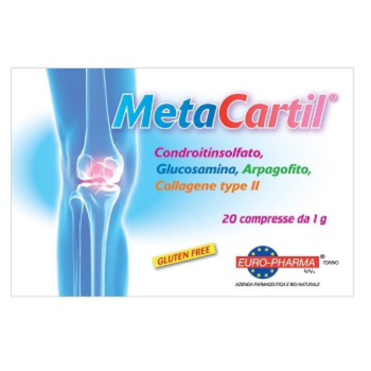 Metacartil Integratore per la cartilagine a base di vitamine e glucidi 20 Compresse