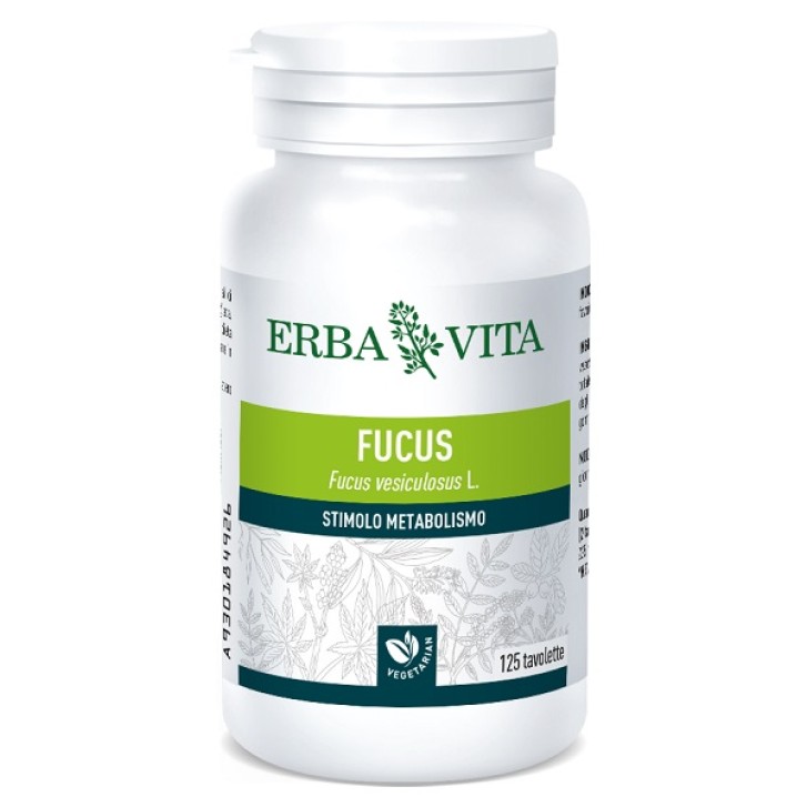 Erba Vita Fucus Integratore Metabolico 125 Tavolette 400 mg