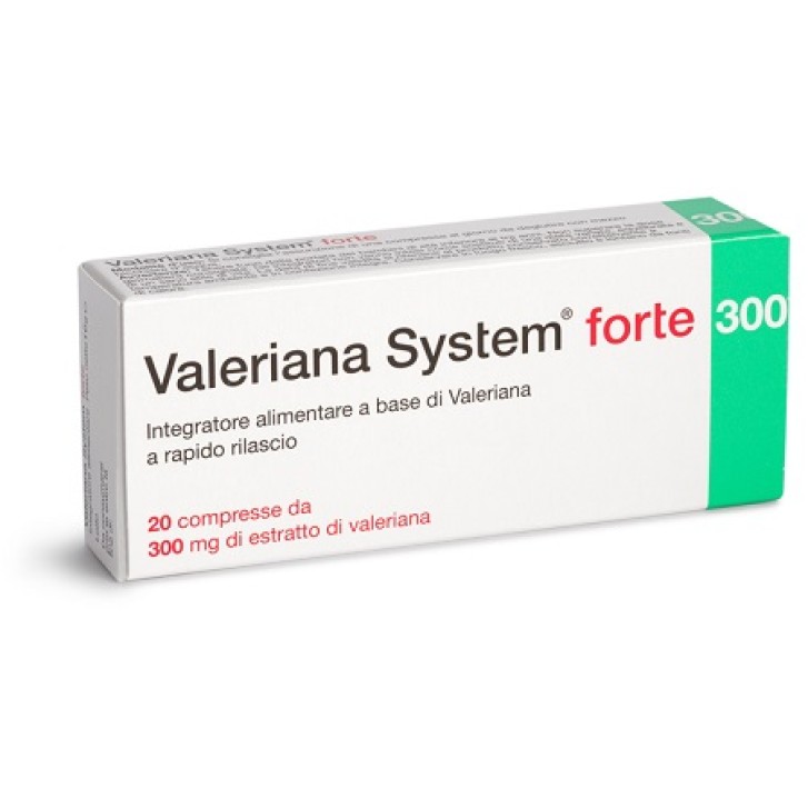 Valeriana System Forte integratore per il sonno 20 compresse