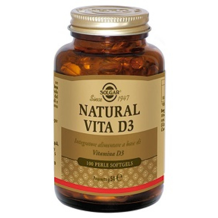 Solgar Natural Vita vitamina D3 100 Perle