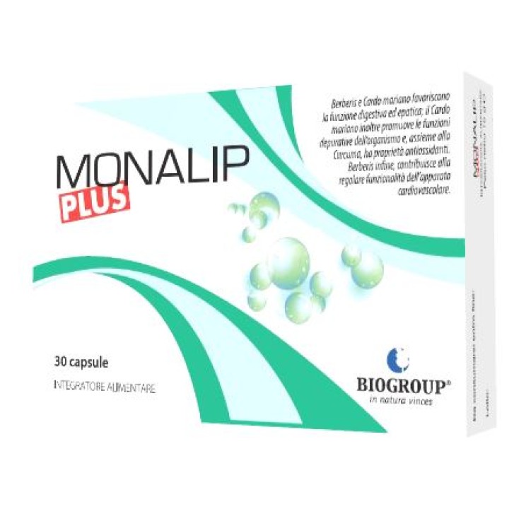 Monalip Plus integratore per il colesterolo 30 Capsule
