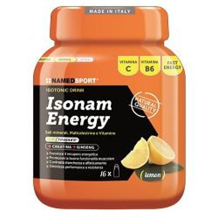 NamedSport Isonam Energy Lemon Integratore Sali Minerali 480 gr