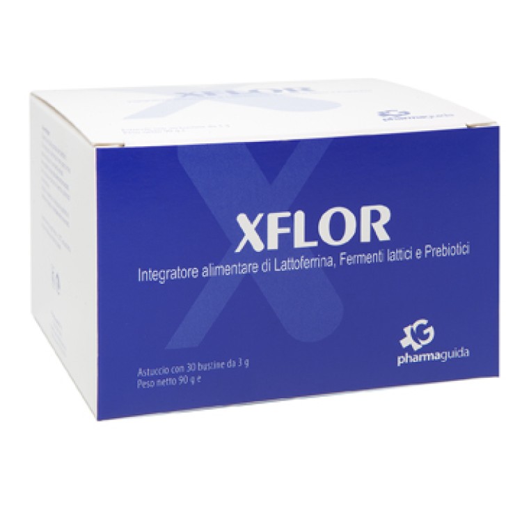 Xflor integratore per l'equilibrio della flora intestinale 30 bustine