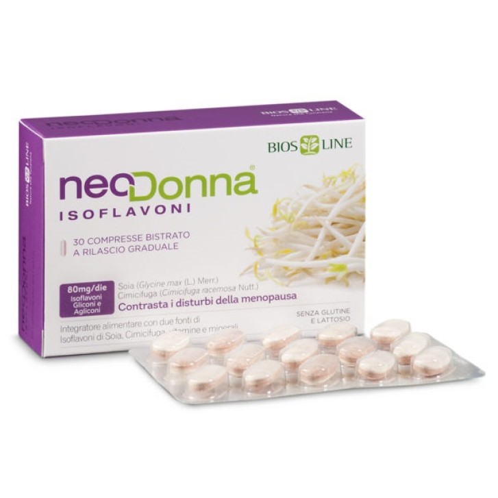 Neodonna isoflavoni integratore per la menopausa 60 compresse