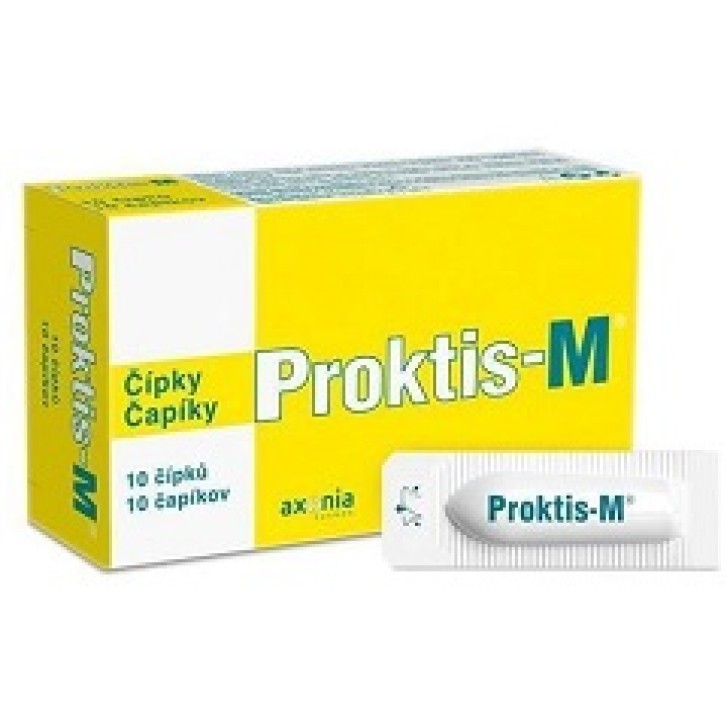 Proktis-M supposte per emorroidi e ragadi 10 pezzi
