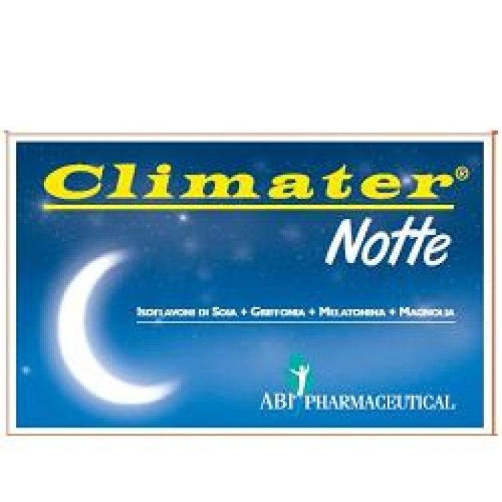 Climater Notte integratore per menopausa e sonno 20 compresse