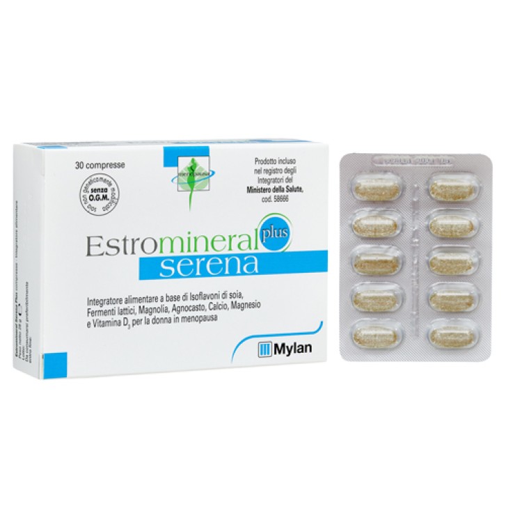 Estromineral Serena Plus integratore per la menopausa 30 compresse