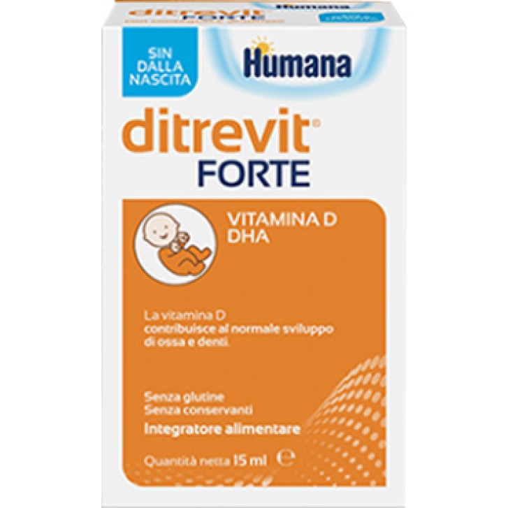 Ditrevit Forte Integratore vitamina D e DHA gocce 15 ml