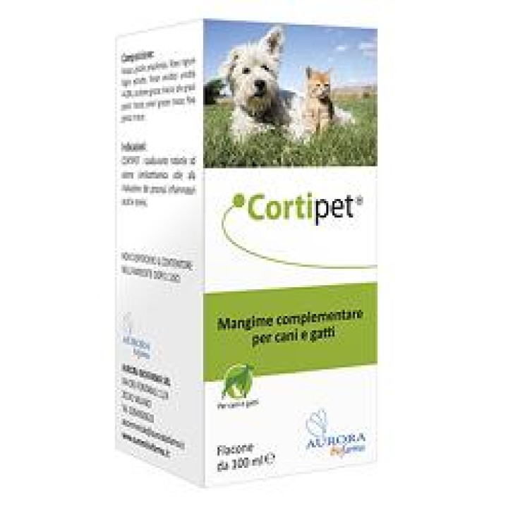 Cortipet Liquido Mangime complementare per dermatite atopica di cane e gatto 100 Ml