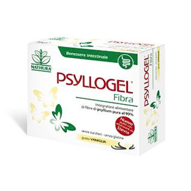 Psyllogel Fibra Integratore per il benessere intestinale Gusto vaniglia 20 bustine