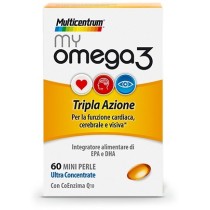 Multicentrum My Omega 3 Integratore di EPA e DHA 60 Perle