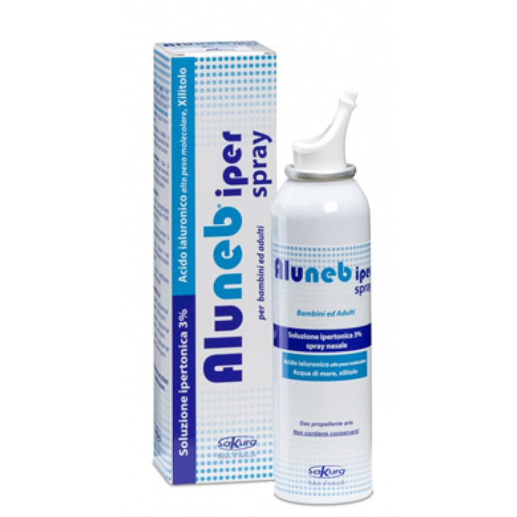Aluneb Iper Spray Nasale Soluzione ipertonica decongestionante  3% 125 ml