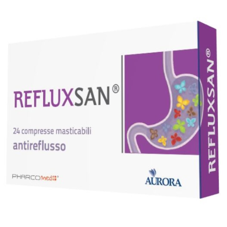 Refluxsan per il reflusso gastroesofageo e all'esofagite 24 compresse