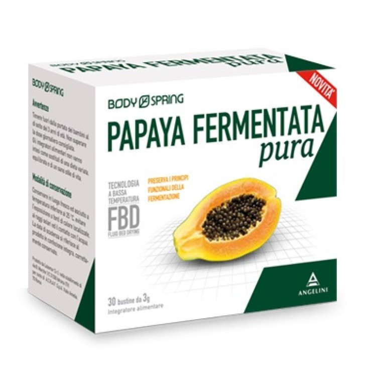 Body Spring Papaya Fermentata Integratore Antiossidante 30 Bustine