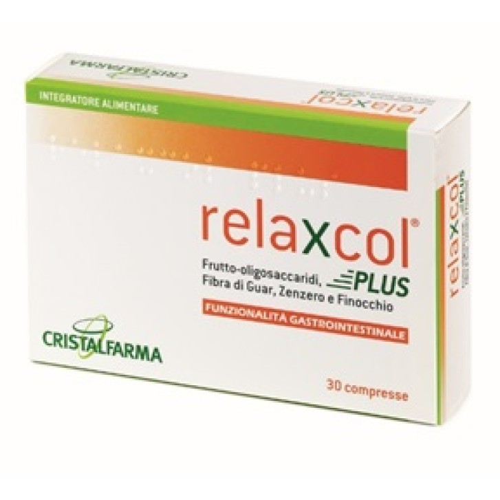 Cristalfarma Relaxcol Plus Integratore funzionalit gastrointestinale 30 compresse