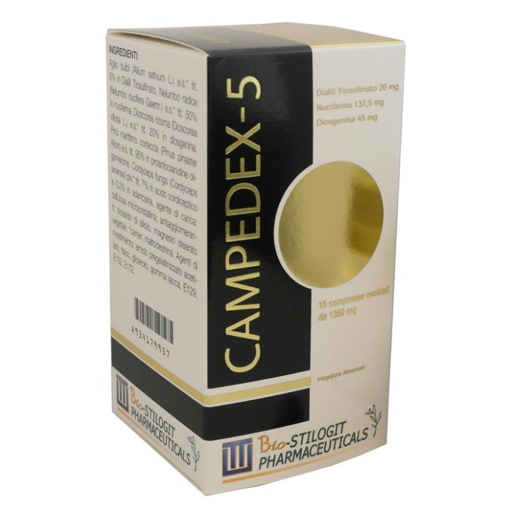 CAMPEDEX-5 integratore per il metabolismo 15 compresse ovoidali