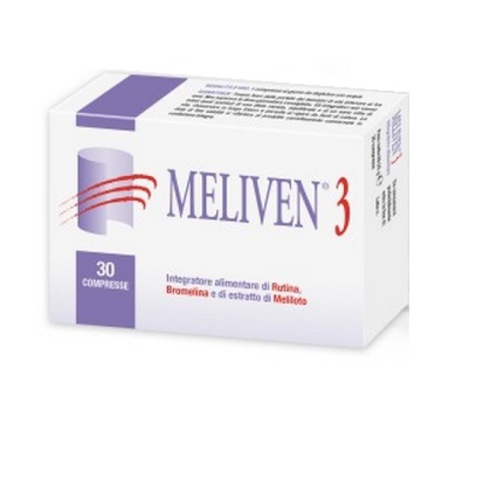 Meliven 3 integratore per il microcircolo 30 Compresse