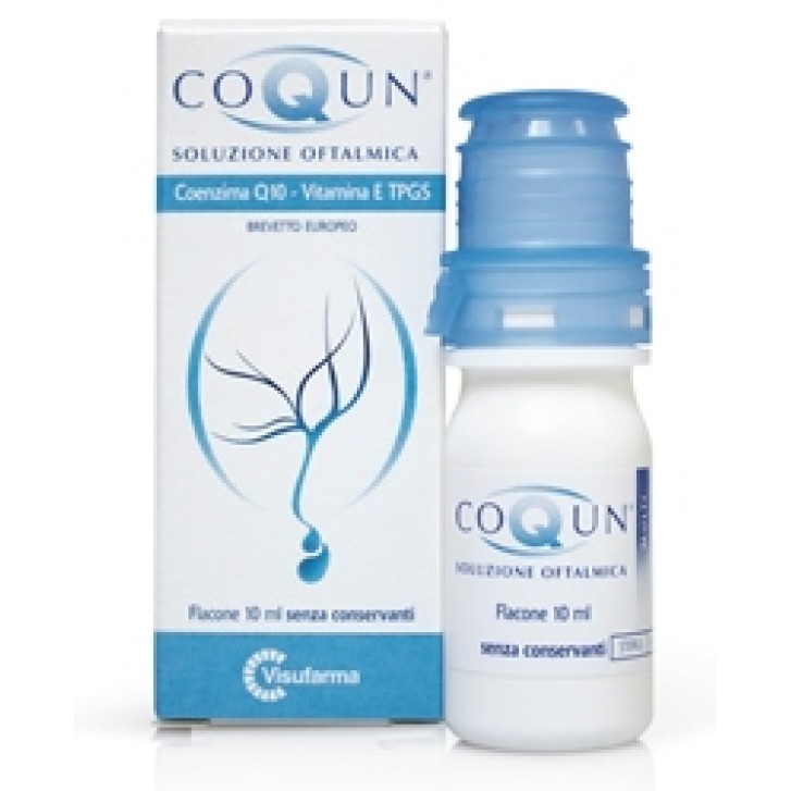 Coqun Soluzione Oftalmica sterile con coenzima Q10 e vitamina E 10 ml