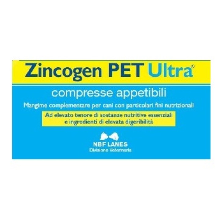 Nbf Zincogen Pet Ultra integratore per le difese immunitarie Cane e Gatto 60 Compresse